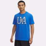 UA College Crest Logo Men's Short Sleeve