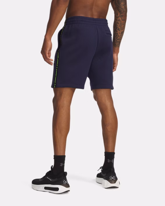 UA Icon Fleece Taping Men's 20 cm Shorts