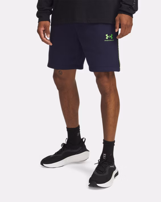 UA Icon Fleece Taping Men's 20 cm Shorts