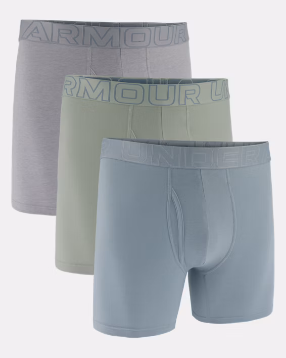 UA Performance Cotton Men's 15 cm 3-Pack Boxerjock®