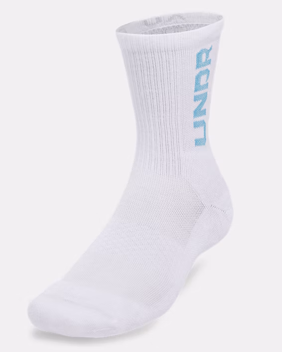 UA 3-Maker Unisex 3-Pack Mid-Crew Socks