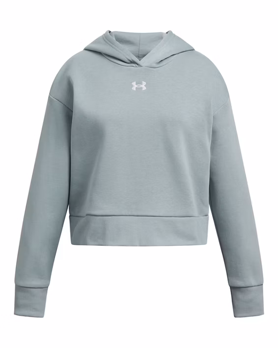 UA Rival Fleece Girls' Crop Hoodie