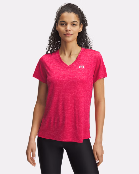 UA Tech™ Twist Women's V-Neck Short Sleeve