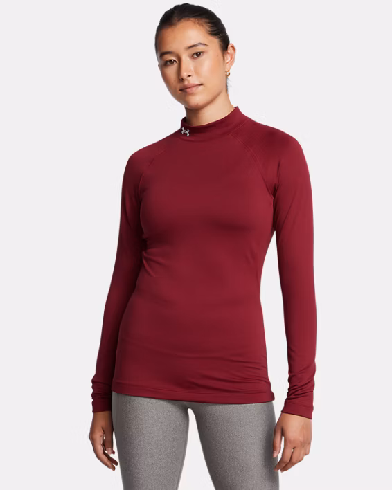 ColdGear® Women's Mock Neck Long Sleeve