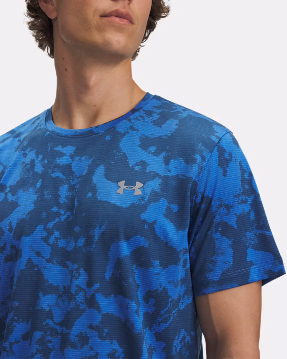 UA Launch Printed Men's Short Sleeve