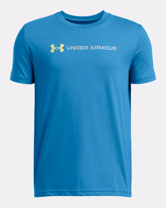 UA Logo Wordmark Boys' Short Sleeve