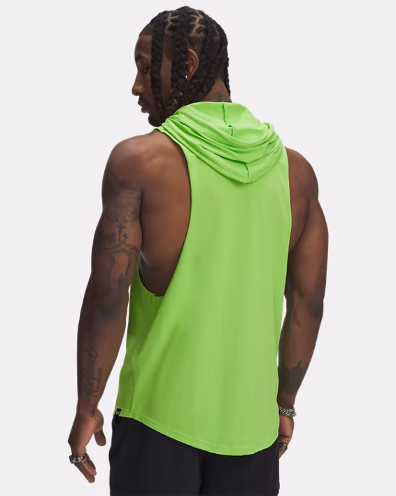 Project Rock Wire Men's Sleeveless Hoodie