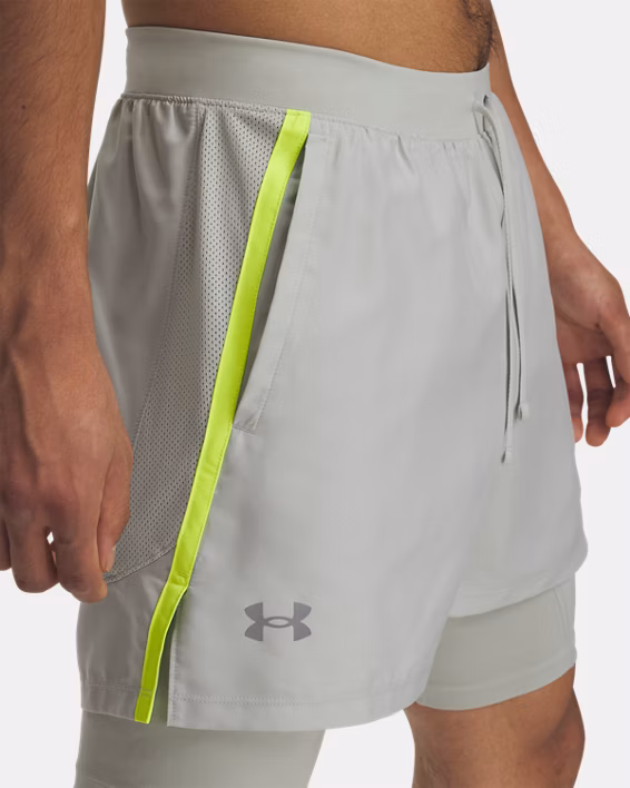 UA Launch Men's 2-in-1 13 cm Shorts