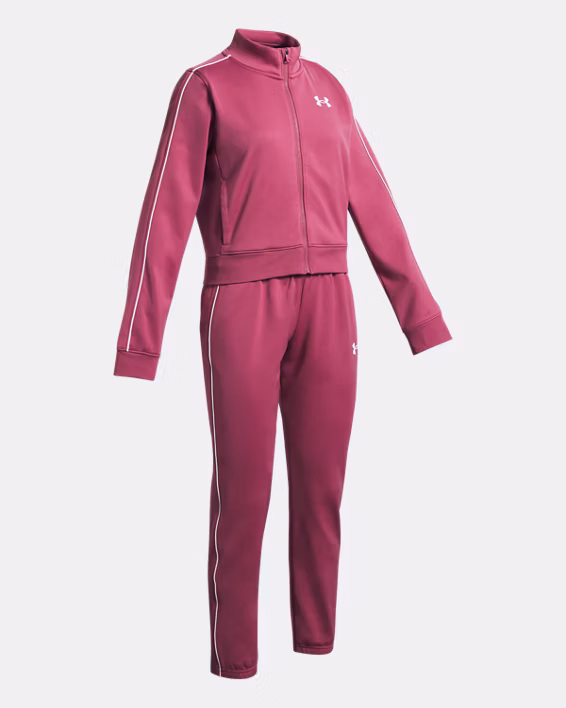 UA Icon Knit Girls' Crop Tracksuit