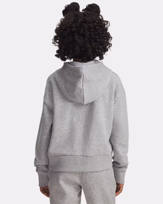 UA Rival Fleece Girls' Crop Hoodie