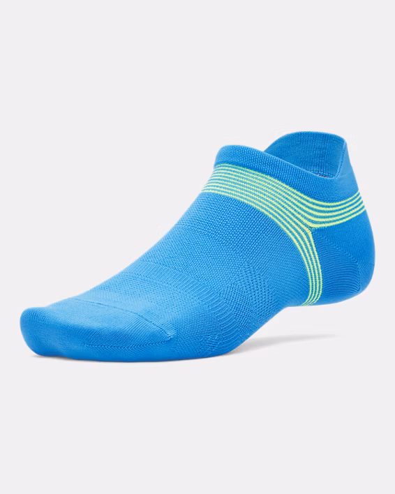 UA ArmourDry® Run Lite Unisex 3-Pack No Show Tab Socks