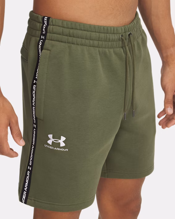 UA Icon Fleece Taping Men's 20 cm Shorts