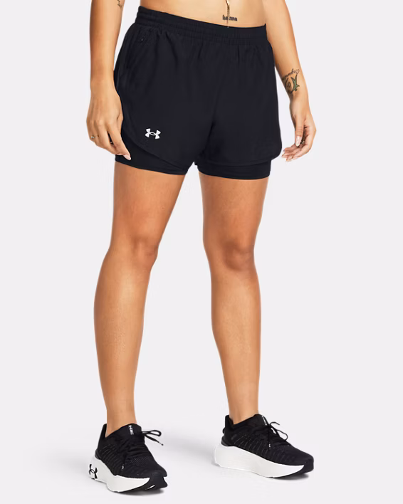 UA Fly-By Women's 2-in-1 Shorts