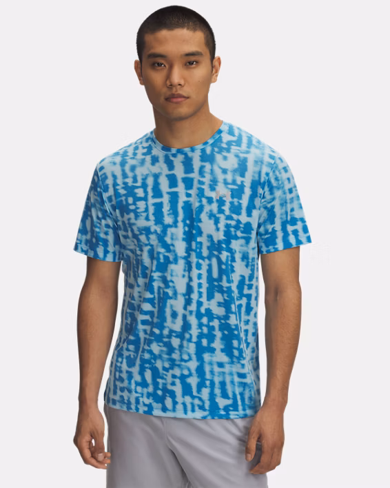 UA Launch Printed Men's Short Sleeve