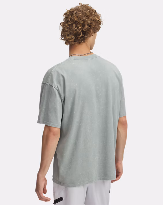 UA Heavyweight Logo Wash Men's Oversized Short Sleeve