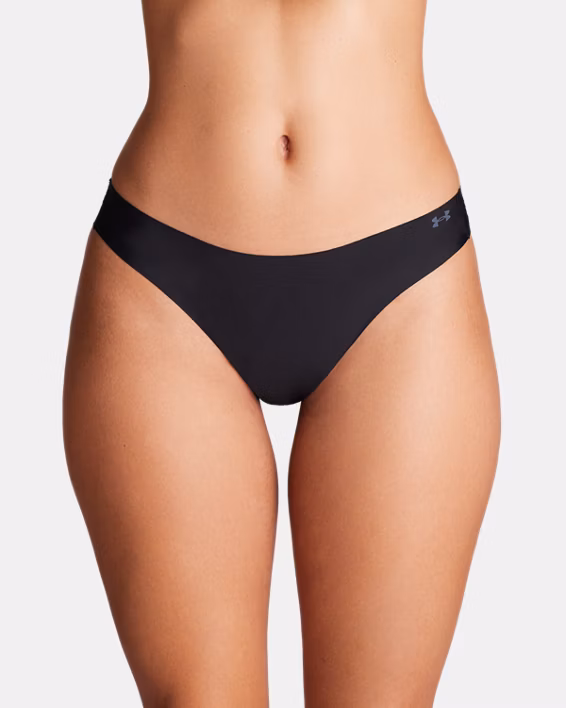 UA Pure Stretch Women's 3-Pack No Show Thong