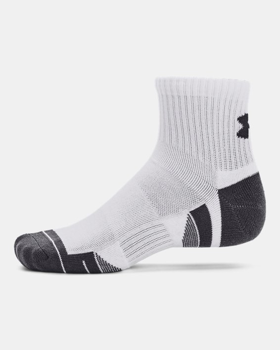 UA Performance Cotton Unisex 3-Pack Quarter Socks