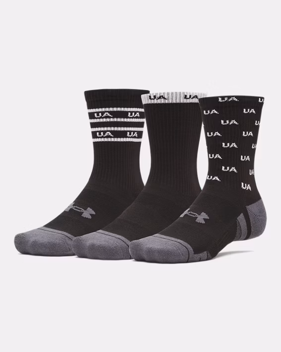 UA Performance Tech™ Unisex 3-Pack Crew Socks