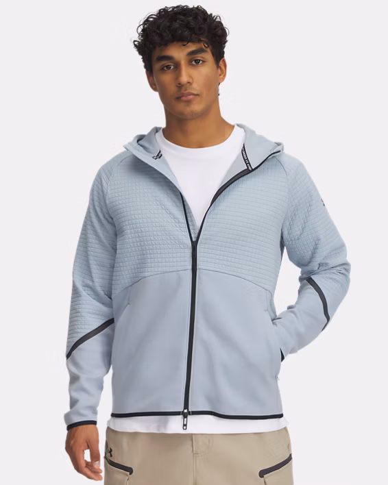 UA Unstoppable Fleece Grid Men's Full-Zip