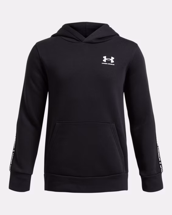 UA Icon Fleece Taping Boys' Hoodie
