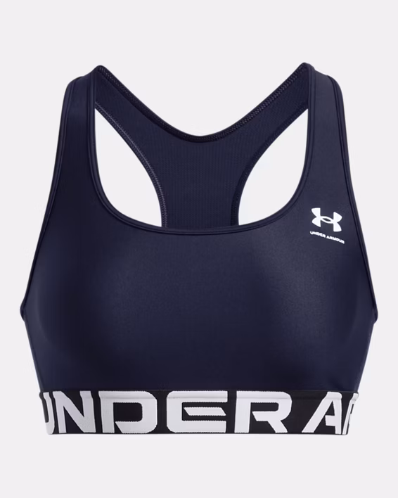 HeatGear® Armour Mid Branded Women's Sports Bra