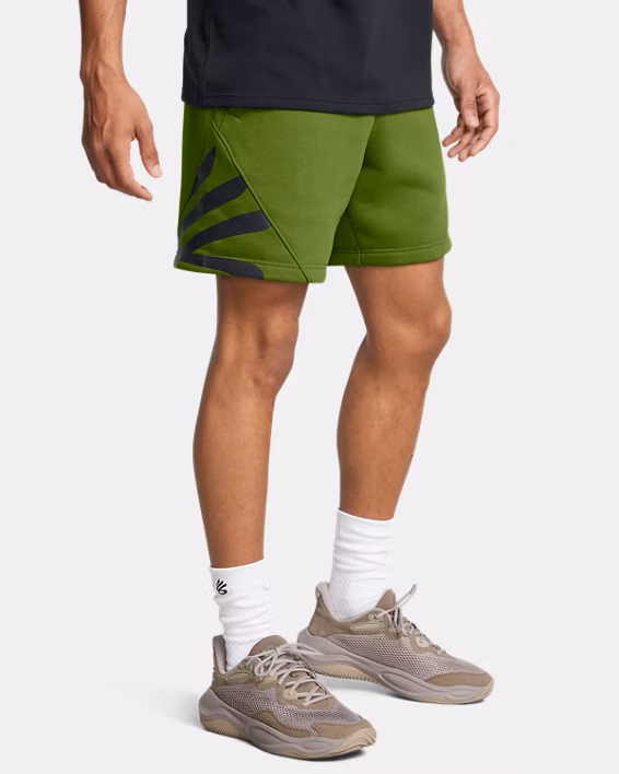 Curry Splash Fleece Men's 18 cm Shorts