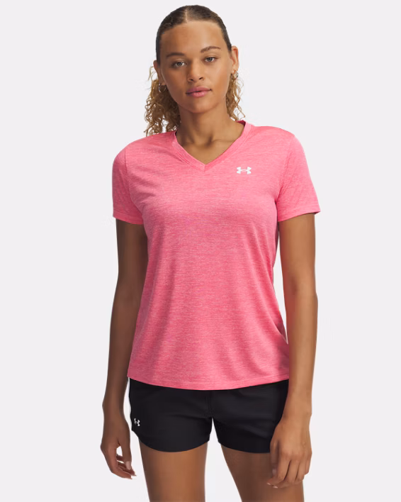UA Tech™ Twist Women's V-Neck Short Sleeve