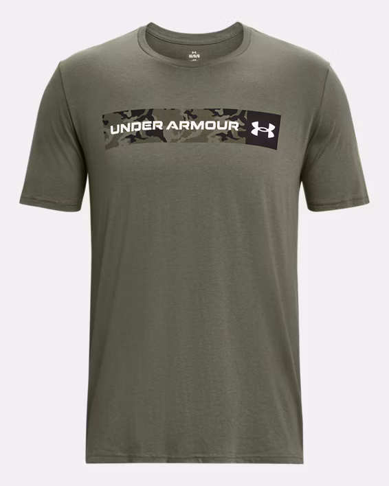 UA Camo Chest Stripe Men's Short Sleeve