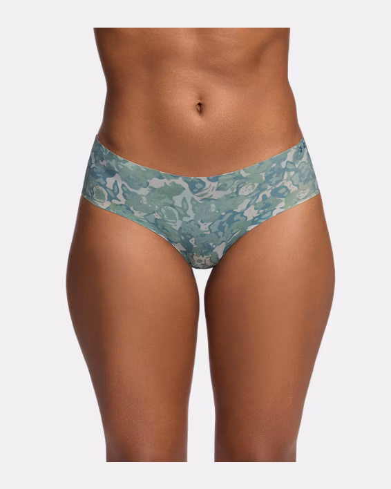 UA Pure Stretch Printed Women's 3-Pack No Show Hipster