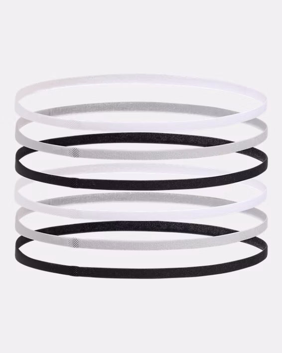 UA Mini Elastic Women's 6-Pack Headbands