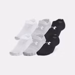 UA Essential Ultra Unisex 6-Pack Low Socks