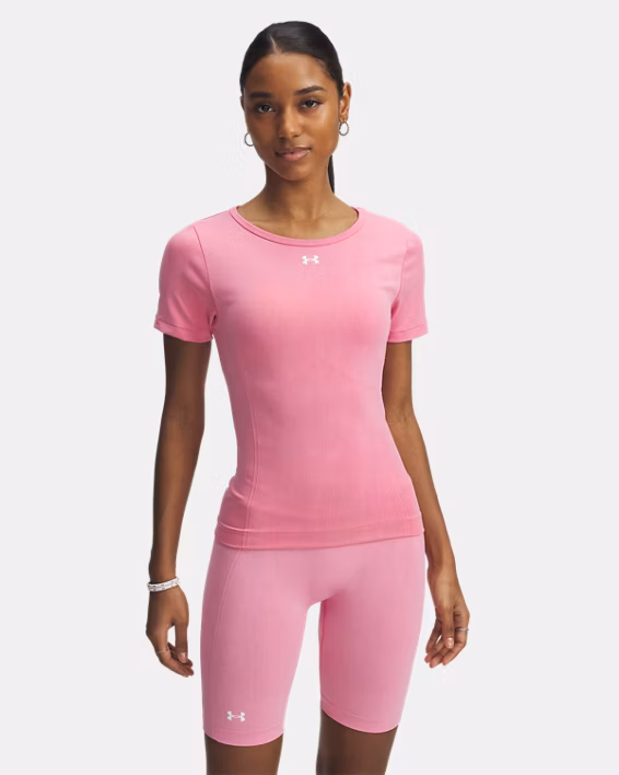 UA Vanish Seamless Washed Women's Short Sleeve