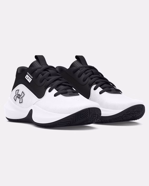 UA Lockdown 7 Grade School Basketball Shoes