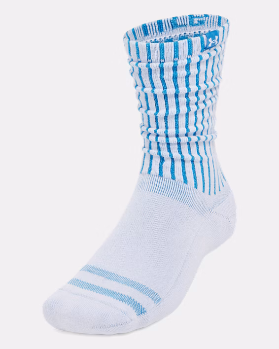 UA Sportstyle Cotton Scrunch Unisex 2-Pack Crew Socks