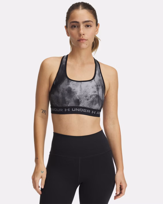 Armour® Mid Crossback Printed Women's Sports Bra