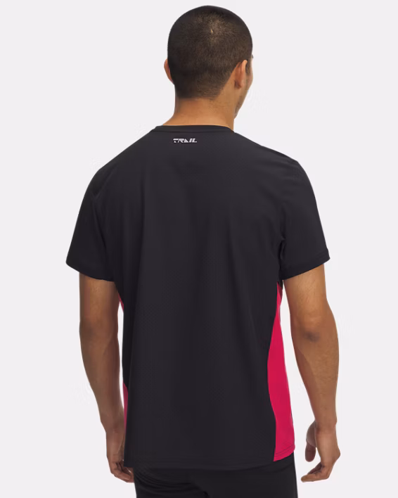 UA Trail Run Men's Zip Short Sleeve