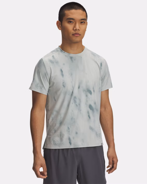 UA Launch Elite Printed Men's Short Sleeve