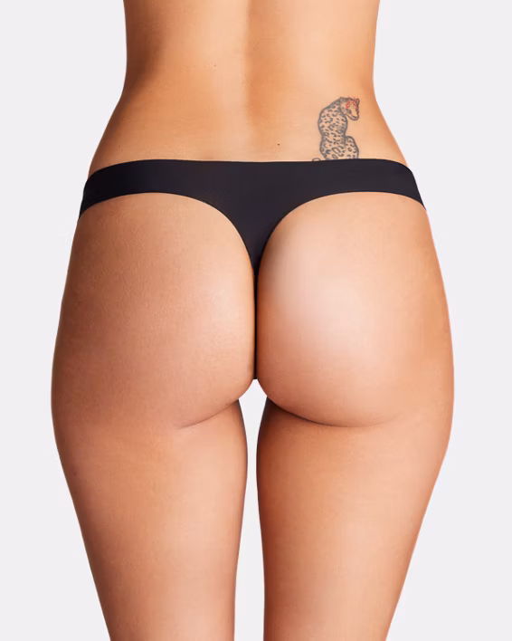 UA Pure Stretch Women's 3-Pack No Show Thong
