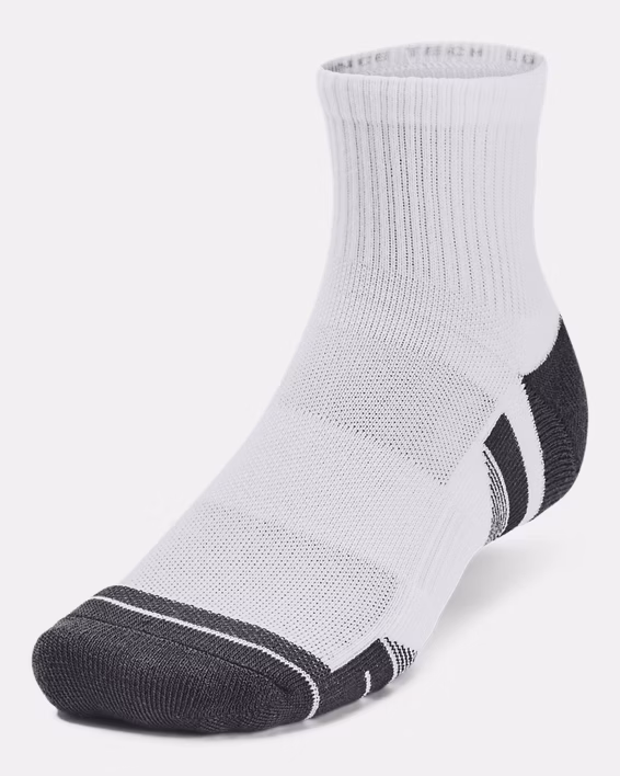 UA Performance Tech Unisex 3-Pack Quarter Socks
