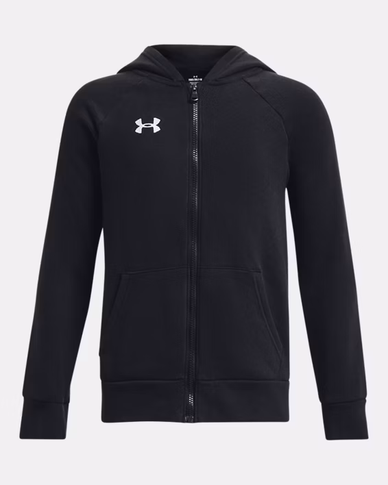 UA Rival Fleece Boys' Full-Zip Hoodie