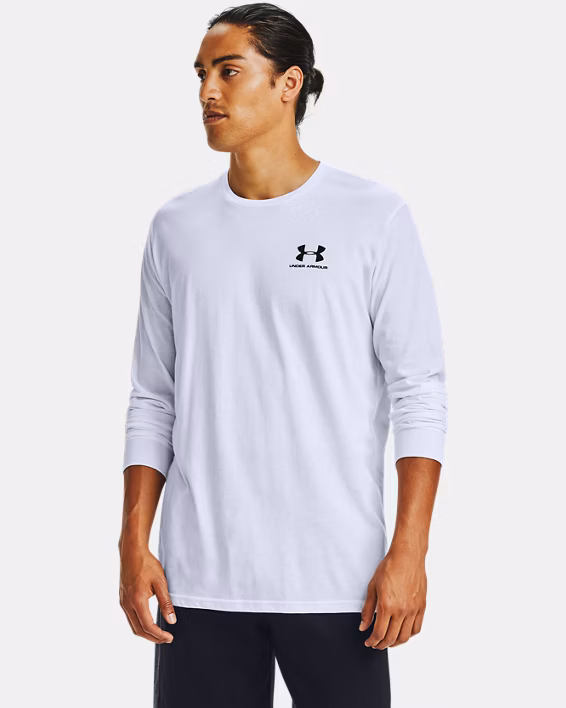 UA Left Chest Men's Long Sleeve