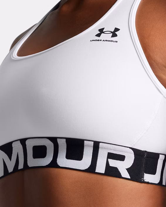 HeatGear® Armour Mid Branded Women's Sports Bra