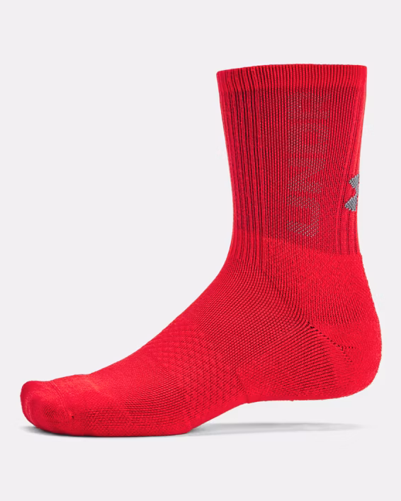 UA 3-Maker Unisex 3-Pack Mid-Crew Socks