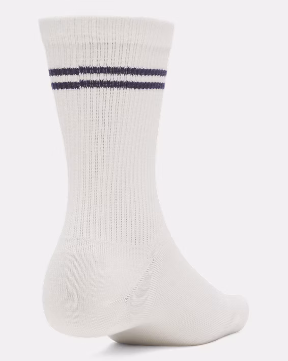 UA Sportstyle Cotton Unisex 3-Pack Crew Socks