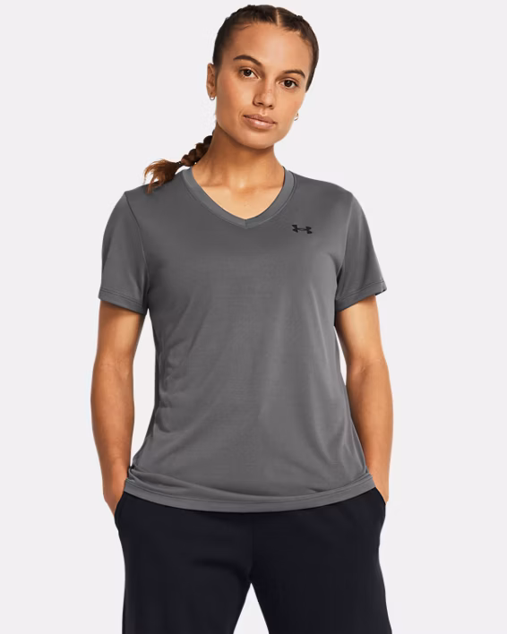 UA Tech™ Women's V-Neck Short Sleeve