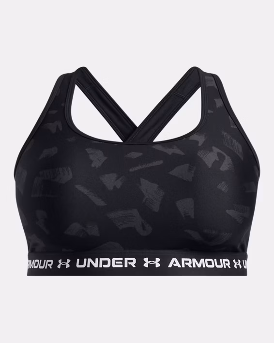 Armour® Mid Crossback Print Women's Sports Bra