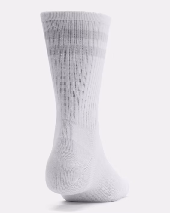UA Essential Unisex 6-Pack Crew Socks