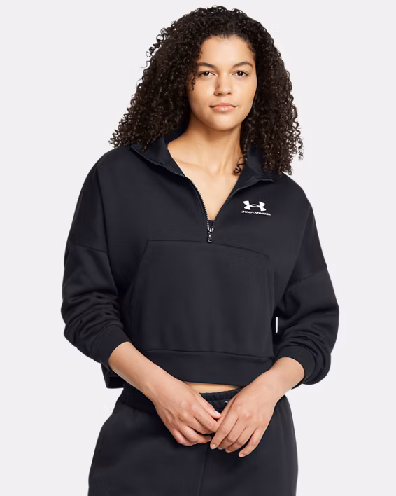 UA Icon Fleece Women's Oversized ½ Zip