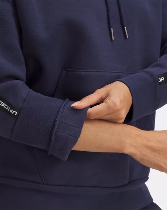 UA Icon Fleece Taped Women's Hoodie