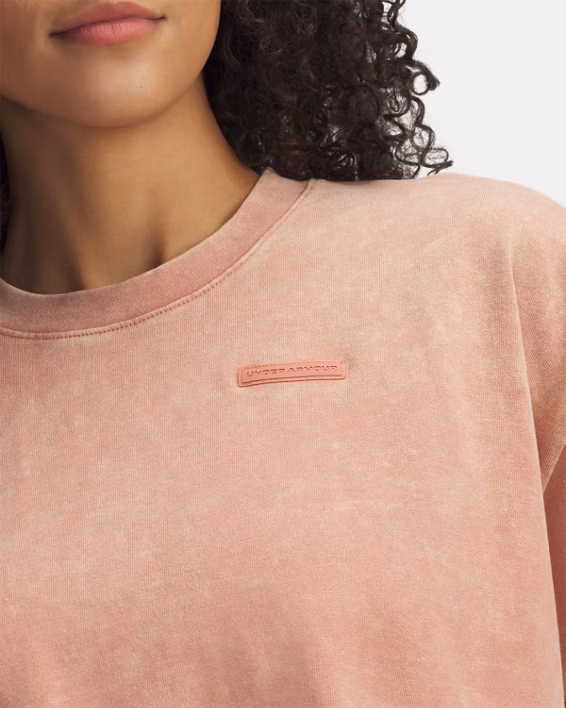 UA Heavyweight Wash Women's Short Sleeve